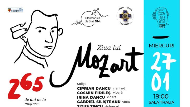 Sibiu: Ziua lui Mozart - 265 de ani de la naștere