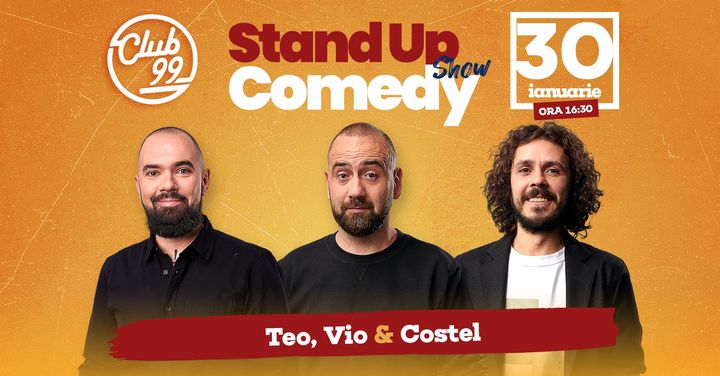 Stand up comedy la Club 99 cu Teo, Vio, Costel & Drăcea Show 1