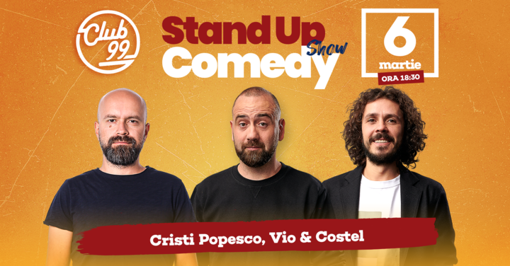 Stand up comedy la Club 99 cu Cristi Popescu, Vio si Costel Show 1
