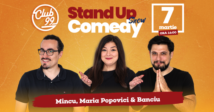 Stand up comedy cu Maria, Mincu si Banciu la Club 99 Show 1