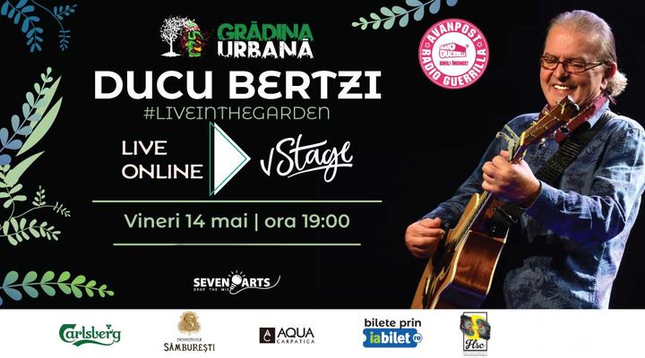 Ducu Bertzi live in the Garden (Online)