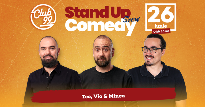 Stand up comedy la Club 99 cu Teo, Vio si Mincu Show 1