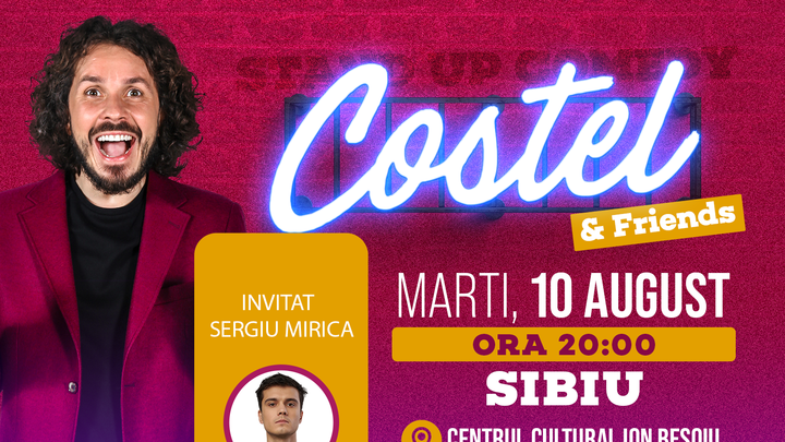 Sibiu: Stand up comedy cu Costel si Sergiu Mirică