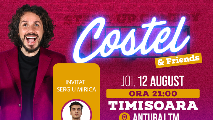 Timișoara: Stand up comedy cu Costel si Sergiu Mirică
