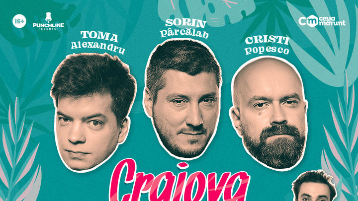 Craiova: Stand Up Comedy cu Toma, Cristi si Sorin @Cafe Teatru Play Show 2