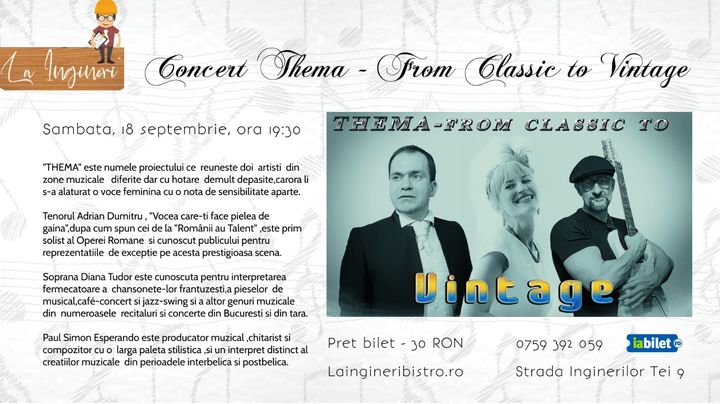 Concert THEMA - From Classic to Vintage