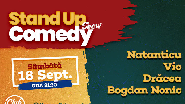 Stand up comedy la Club 99 TNB cu Natanticu, Vio, Dracea & Bogdan Nonic