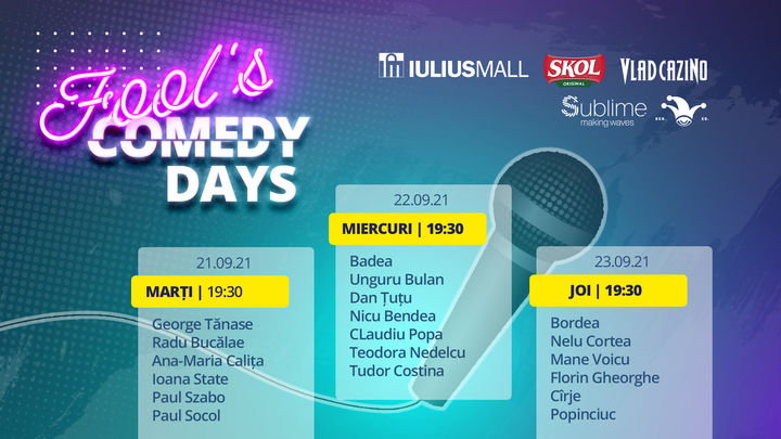 3 Days Access Fool’s Comedy Days @ Cluj