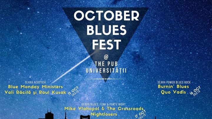 OCTOBER BLUES FEST la The PUB Universitatii