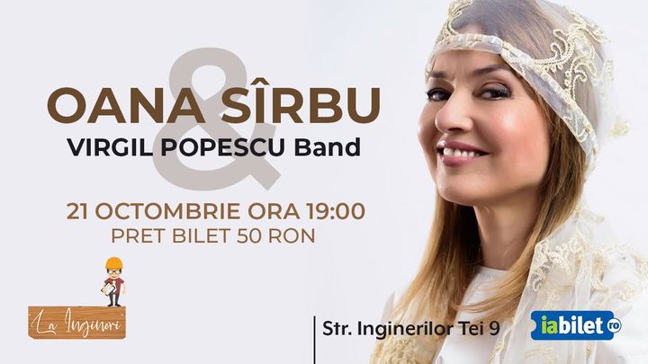 Concert Oana Sirbu & Virgil Popescu Band