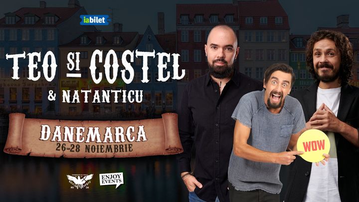 Holstebro : Stand up Comedy cu Natanticu, Teo si Costel