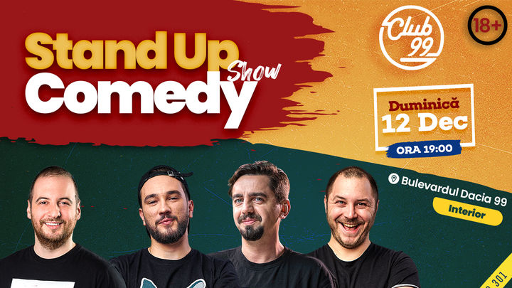Stand up comedy la Club 99 cu Andrei Ciobanu, Dracea, Natanticu si Malaele