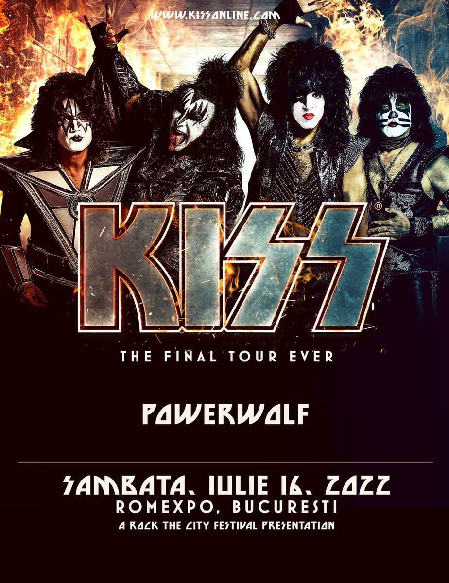 deep educate Hates Bilete Concert KISS la Bucuresti - The Farewell Tour - 16 iul '22 - Romexpo