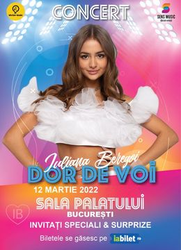 Concert Iuliana Beregoi "Dor de voi" Show 2 - ora 19:00