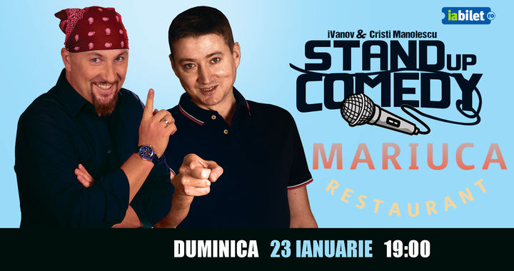 Londra: Stand-up Comedy - Doru Ivanov si Cristi Manolescu