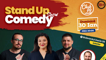 Stand up comedy la Club 99 cu Maria, Mincu, Banciu si Malaele