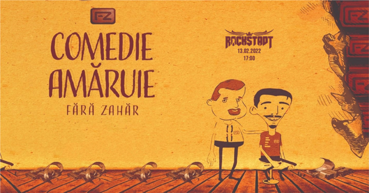Brasov: Fără Zahăr – Comedie Amăruie acustic la Rockstadt