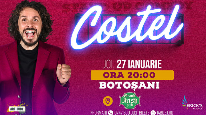 Botosani: Stand up comedy cu Costel