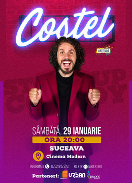 Suceava: Stand up comedy cu Costel