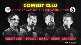 Comedy Cluj Preeeezintă: Stand-up Comedy la Atelier Cafe, Episodul 6