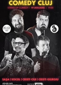 Comedy Cluj Preeeezintă: Stand-up Comedy la Atelier Cafe, Episodul 6