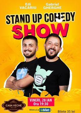 Roman: Stand Up Comedy @Casa Veche | Gabriel Gherghe și Edi Vacariu