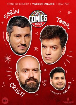 Stand-up cu Raul, Toma și Sorin la ComicsClub! Show 1