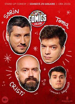 Stand-up cu Natanticu, Toma și Sorin la ComicsClub! Show 2
