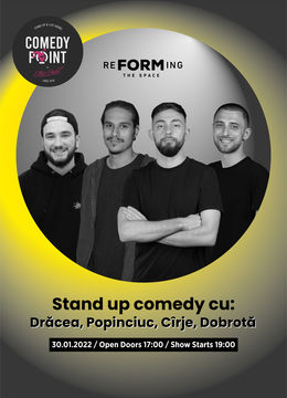 Cluj-Napoca: Stand up comedy cu Drăcea, Popinciuc, Cîrje, Dobrotă