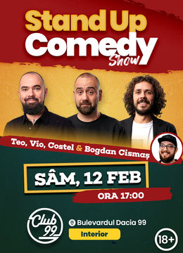 Stand up comedy la Club 99 cu Teo, Vio si Costel - Bogdan Cismas