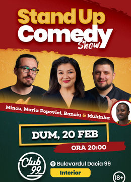 Stand up comedy la Club 99 cu Maria, Mincu, Banciu - Mukinka
