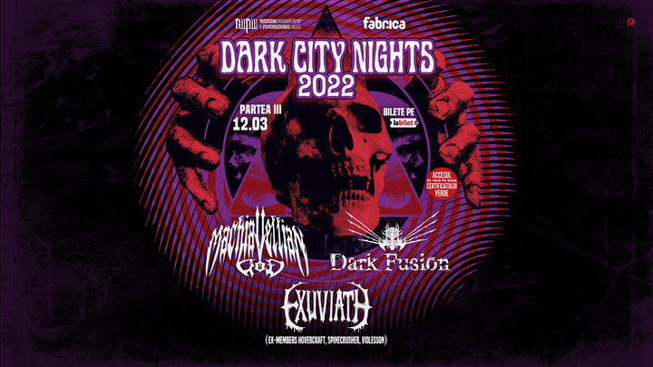 Dark City Nights 2022 part III: Machiavellian God, Dark Fusion, Exuviath