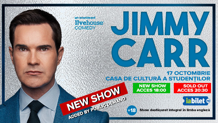 Jimmy Carr – Live in Cluj / Late Show