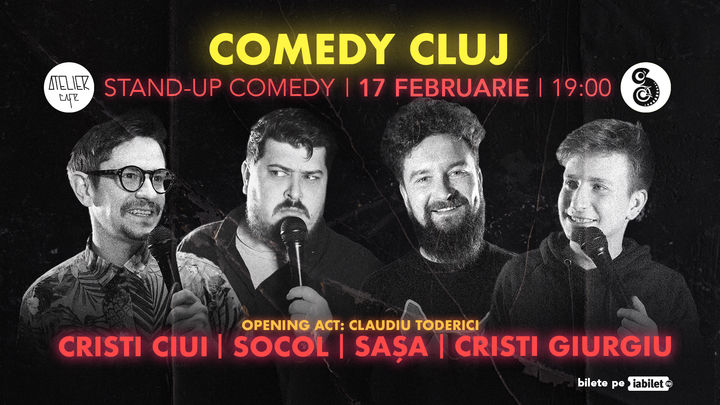 Cluj: Stand-up Comedy la Atelier Cafe, Episodul 10