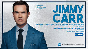 Jimmy Carr - Live la Cluj-Napoca si Bucuresti