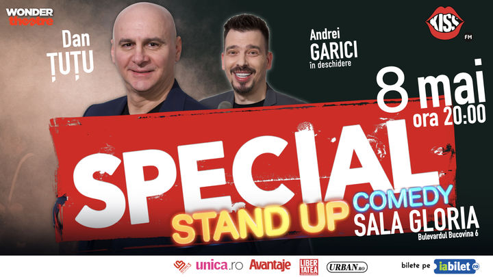 Show SPECIAL de Stand-up comedy cu Dan Țuțu