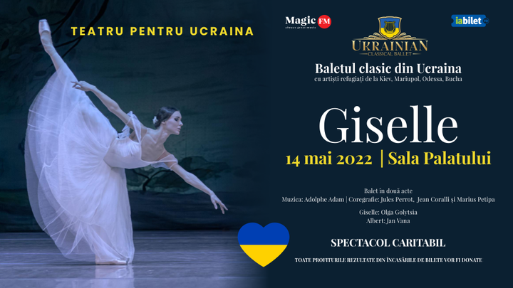 Teatru pentru Ucraina – Baletul clasic din Ucraina “Giselle”