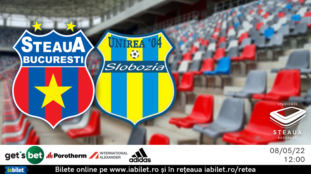 Unirea Slobozia - Steaua București, 2-2 (1-1)