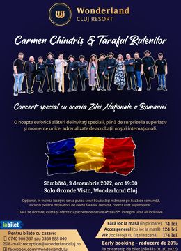 Cluj-Napoca: Concert Carmen Chindriș & Taraful Rutenilor