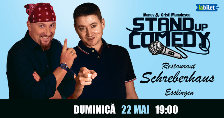 Esslingen: Stand-up comedy - Doru Ivanov si Cristi Manolescu