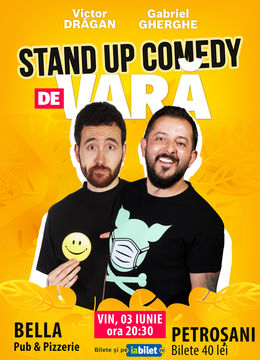PETROȘANI: Stand Up Comedy de Vară | Gabriel Gherghe & Victor Dragan