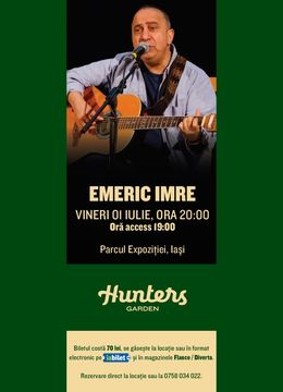 Iași: Concert Emeric Imre
