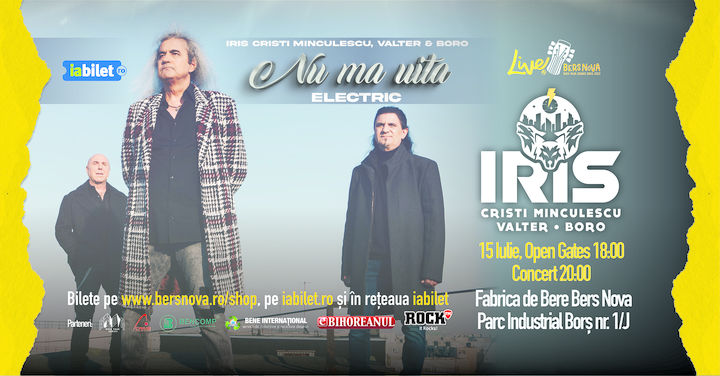 Oradea: IRIS - Cristi Minculescu, Valter și Boro - Live @ Bers Nova