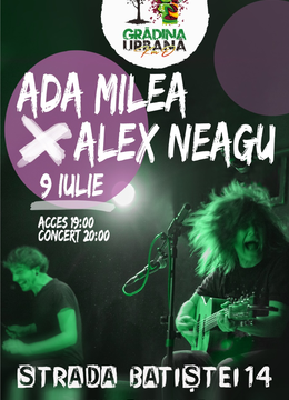Concert Ada Milea & Alex Neagu | Gradina Urbana Km 0