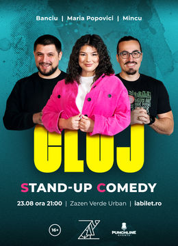 Cluj: Stand Up Comedy cu Maria, Mincu și Banciu @ Terasa Zazen
