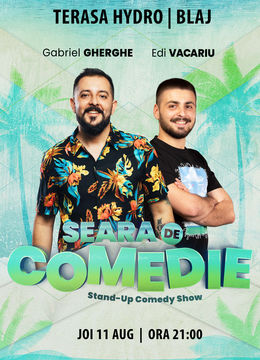 BLAJ | Seara de Comedie: Stand Up Show cu Gabriel Gherghe & Edi Vacariu