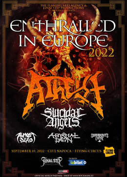 Cluj: Atheist / Suicidal Angels / Abysmal Down live in Flying Circus
