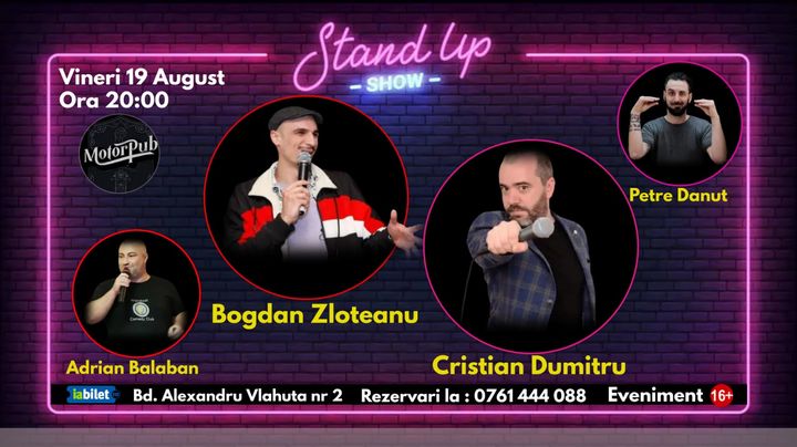 Brașov: Stand Up Comedy Vineri @MotorPub