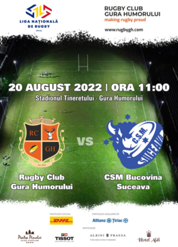 ACS Rugby Club Gura Humorului - CSM Suceava /  RUGBY LNR 2022
