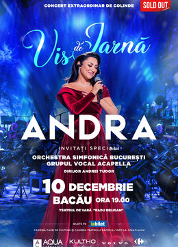 Bacau: Concert Live Andra – Vis de iarna!